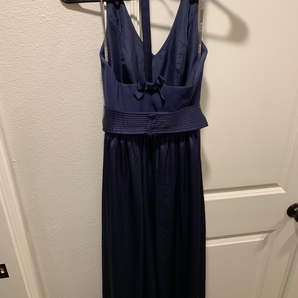 COPY - Vera Wang White Navy Bridesmaid Dress - Picture 3 of 3